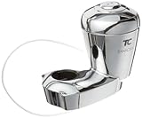 Rubbermaid Commercial 4870479 SaniCell Chrome Pipe Dispenser for 1-1/4 -inch and 1-1/2-inch Pipes by