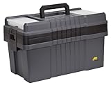 Plano 823-003 Contractor Grade Po Series 22-Inch Tool Box, Graphite Gray with Black Handles and Latc