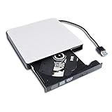 USB 3.0 外付け8X DVD RW DL CDバーナープレイヤー SuperDrive Apple Mac Book iMac MacBook Mini 2016 2015 2014 2013 2012 2011ノートパソコン&デスクトップコンピュータ ポップアップポータブル光学ドライブ ホワイト 格子柄