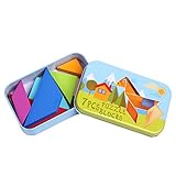 Domybest パズル 子供おもちゃ 木製パズル 木のおもちゃ タンラン 知育玩具 木製 玩具 3歳以上 カラフル 視覚刺激 お祝い 記念日 誕生日 ギフト