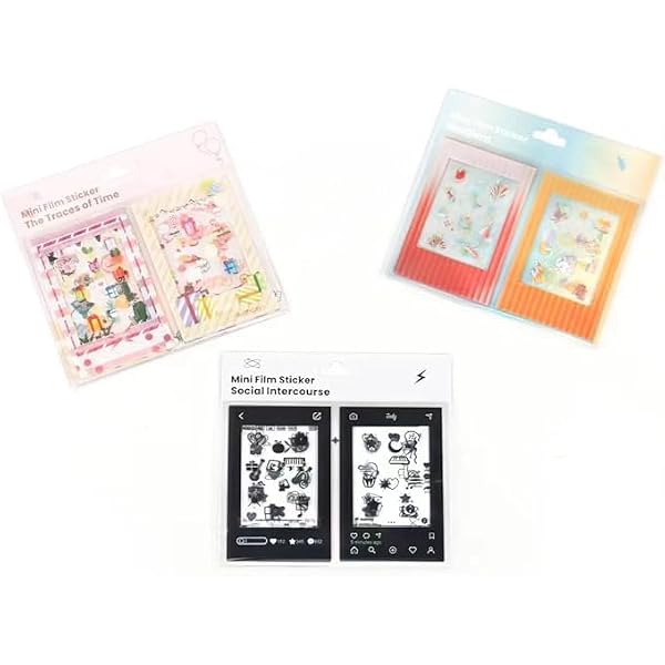 Amazon.co.jp: HIYQIN 30枚セット-フォトボーダーステッカー 絵柄 3 