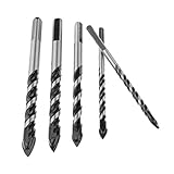 B Blesiya タイルドリルビットセット　硬質金属　木材/ガラス/セラミックなど用　工具製造　5個入り
