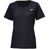[Mizuno] トレーニングウェア メッシュTシャツ 半袖 快適 吸汗速乾 細身 32MA9313 レディース ブラック 日本 M (日本サイズM相当)