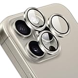 【3枚セット】 対応 iPhone 15 Pro / iPhone 15 Pro Max カメラフィルム 保護カバー (3枚) アルミ合金製＋AR高透過率強化ガラス レンズ全面保護 対応 アイフォン15プロ / アイフォン15プロマックス レンズフィルム 強化カメラ保護フィルム 黒縁取り 露出オーバー防止 全面吸着 高透過率、硬度9H、スクラッチ防止、飛散防止、指紋・汚れ防止、気泡ゼロ（グレー）【FAMROLLS正規品】