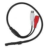 SONONIA 　２本入り　40cm 　CCTVカメラ用　 ミニ 　RCA 3.5mm プラグ付き 　マイク　 オーディオ サウンドモニター AV カメラ 監視