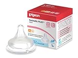 New Pigeon Peristaltic PLUS Nipple size SS Round Hole for 0+ month baby by Pigeon