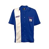 NFLニューヨークジャイアンツ" Strike " Plusメンズボーリングシャツ、4-xl