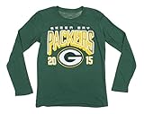 Green Bay Packers NFL Youth 2015 Boys長袖Tシャツ、グリーン