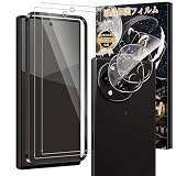 For AQUOS R10 SH-51F ガラスフィルム(2枚)+カメラフィルム（2枚）Mosasa 保護フィルム 衝撃吸収 9H硬度 飛散防止 自動吸着 気泡ゼロ 高透過率 高感度 超高質感