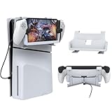 PS Portal 用充電収納スタンド【新登場-Tomistan】 PS5 Portal リモートプレーヤー 用 充電器 急速充電ドック PS Portal用Type-C式 充電ステーション 収納便利 過充電保護 取付簡単 省スペース 変換アダプター付