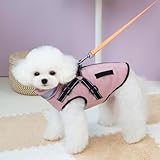 Bornoon 犬 服 冬 ドッグウェア ペット 服 秋冬 防寒 コート 小型犬 犬 ジャケット 秋冬服 可愛い ペット服 犬服 防水 防雪 暖かい 犬 ベスト 裏起毛 防寒 保温 暖かい 冬服 お散歩お出かけ アウター (ピンク, XL)
