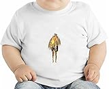 Stardust/no_bg_for_black オーガニックベビーTシャツ 6-12 Months