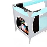 ESPRIT Etagère-suspendue pour lit de voyage accessoires Lit bébé, noir