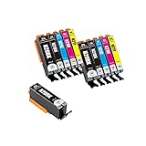 J-ECO製 XKI-N21＋N20/5MP×2 + XKI-N20BK 染料 お得な11本セット ISO14001、ISO9001、CE、SGS認証工場 キヤノン用 互換インクカートリッジ 残量表示 (XKI-N20 XKI-N21 XKI-N20BK XKI-N21BK XKI-N21C XKI-N21M)