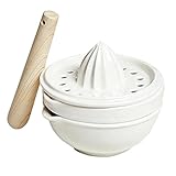 [2DECO] Ceramic Baby Food Cooker White 4P set 陶磁器 離乳食調理器 [海外直送品]