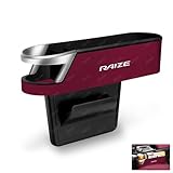 ライズ 車用サイド収納ボックスシートポケット ライズ RAIZE A200A A210A 車用 シート隙間埋め シート 車席隙間ポケット 車用ドリンクホルダー 小物入れ付き 落下防止 (助手席用/1個, レッド)