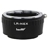 Haoge Leica R LR マウントレンズ用レンズアダプター a3000 a3500 a5000 a5000 a5100 a6000 a6400 a6500 A7 A7R A7S A7II A7RII A7SII A7III A7RIII A9 Vとして G20 V G30 VG900 FS100 FS700 FS7 FS5