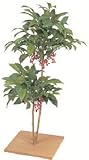 タカショー 【観葉植物・グリーンデコ和風】 マンリョウ 板付 80cm メンテが楽でリアルな人工植物 GD-70