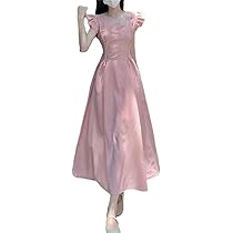 Amazon.co.jp: ピンクワンピース レディース フレアワンピース