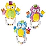 Owl Ring Rattle Taggies Colour - Colors May Vary by Mary Meyer