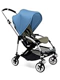 Bugaboo Bee3 Stroller - Ice Blue - Dark Khaki - Aluminum by Bugaboo