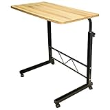 Akway 昇降式サイドテーブル W60×D40cm 可移動デスク パソコンデスク サイドテーブル ミニテ, CJ02-60-GXM