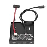 3.5 インチフロントパネル USB C ハブ、USB 3.2 Gen 2 ハブ、10Gbps 4 ポートフロッピードライブベイ 19 ピン - Type C フロントパネル、 10 11 2003 のサポート、LINUX システム用