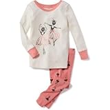 オールドネイビー OLD NAVY/ 2ピースバレリーナグラフィックスリープセット バレエガールズ スリープウェア 6～12ヶ月【並行輸入】