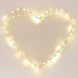 [Timer] 40 LED Outdoor Battery Fairy Lights on 5M Silver Copper String Cable - (8 Modes, 120 Hours o