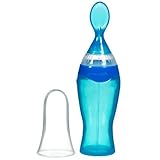 Munchkin 4 Ounce Easy Squeezy Spoon - Blue by Munchkin [並行輸入品]