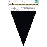 DIY Shop 2 Banner 24pcs-Chalkboard Pennant, 4.5"X7" (並行輸入品)