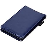 GoodsLand(グッズランド) 【 縦型 】 手帳 メモ帳 ミニ サイズ 約A7 レザー カバー セット ノート ペンホルダー GD-A7TECHO-NV