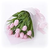 西脇農園 チューリップ 花束「淡いピンク系10本」 ピンク系 日比谷花壇