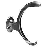 Stanley National Hardware V8008 5" Garment Hook in Antique Pewter [並行輸入品]