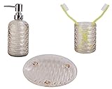 InterDesign シャワーカーテン 防水加工 布製 カーテン裏地 180x200 ネイビー 12294EJ