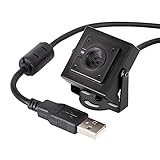 Arducam 4 K 8MP IMX219 オートフォーカス USB カメラ モジュール金属ケース、1080 P ミニ UVC USB2.0 ビデオ ウェブカメラ マイク、3.3 フィート/1 m ケーブル コンピューター、ラップトップ、ラズベリー Pi、Jetson Nano 用