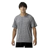 トレーニングウェア 半袖 Tシャツ ナビドライ Uネック 吸汗速乾 インナー 肌着 【Amazon限定モデルあり】 32MAC194 メンズ ライトグレー杢/ライトグレー M