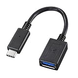 サンワサプライ アウトレット 変換アダプタケーブル USB3.0 ブラック 7cm AD-USB26CAF 箱にキズ 汚れのあるアウトレット品です。