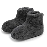 [Adukor] もこもこ ルームシューズ 北欧 冬用 男女兼用 ルームシューズ 冬 あったか かかと付き ルームシューズ 洗える ボア メ