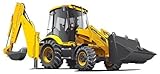 24" Tractor digger Backfiller construction truck cartoon Wall Graphic Sticker Decal Mural Home Kids 