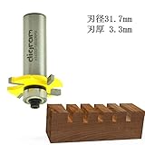 トリマー ビット 薄スロットカッター 1/2軸 （ 刃厚 3.3mm ） Microtungsten carbide 【dm09515】