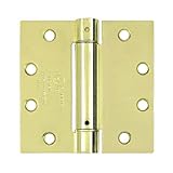 Deltana DSH45U3 Single Action Steel 4 1/2-Inch x 4 1/2-Inch Spring Hinge [並行輸入品]