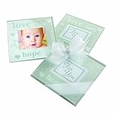 Kate Aspen Good Wishes Pearlized Photo Coaster by Kateaspen [並行輸入品]
