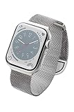 エレコム Apple Watch アップルウォッチ バンド ステンレス 編み込み マグネットバックル 工具無し 41mm 40mm 38mm 【 Series 8 7 SE2 SE 6 5 4 3 2 1 対応】 シルバー AWW41BDSSMSV