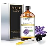 EUQEE アロマオイル ラベンダー エッセンシャルオイル 天然100% 精油 大容量118ML ラベンダーオイル アロマディフューザー用 贈り物に最適
