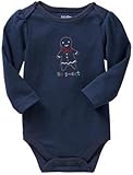 GAP（ギャップ）baby GAP 肩ボタン付 ロンパース 長袖（ネイビー）【月齢：6ヶ月～1歳半】（並行輸入品） (6-12M（6ヶ月～1歳）)