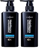 アデランス 医薬部外品 ヘアリプロ 薬用 スカルプ シャンプー EX (ノーマル＆ドライ) 日本製 370mL 普通肌用 乾燥肌用 男性用 頭皮の汚れ落とし ふけ かゆみ アミノ酸 ノンシリコン (育毛3点セット)