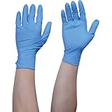 TRUSCO(トラスコ) 使い捨て天然ゴムTGワーク 0.10 粉付青L 100枚 TGPL10BL