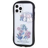 グルマンディーズ ピーターラビット™ iPhone12/12 Pro(6.1インチ)対応ハイブリッドクリアケース ラインアート PR-60B