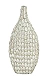 Benzara 60879セラミックシーシェル花瓶